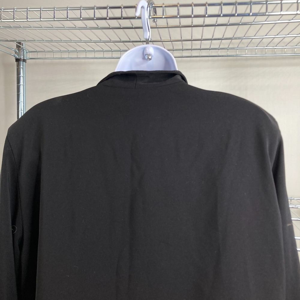 Chico's Design Women's Versatile Black Full Zip Jacket Size 2‎ Large Packable - Picture 4 of 11